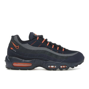 Nike �i�C�L �����Y �X�j�[�J�[ �yNike Air Max 95 Logo Navy Orange�z �T�C�Y US_9(27.0cm) Navy/Orange-Wolf Grey-Anthracite