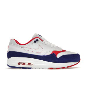 Nike �i�C�L �����Y �X�j�[�J�[ �yNike Air Max 1 White Red Blue�z �T�C�Y US_8.5(26.5cm) White/White-Deep Royal Blue