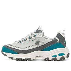 Skechers XPb`[Y fB[X Xj[J[ Whtie/Grey/Teal y(WMNS) Skechers D'lites 1.0 'White Teal Grey' 896262-GYBLz TCY US_5.5(22.5cm)