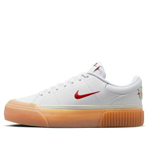 Nike iCL fB[X Xj[J[ White/Gum Yellow/Sail/University Red y(WMNS) Nike Court Legacy Lift 'White Gum University Red' FV5526-103z TCY US_7(24.0cm)