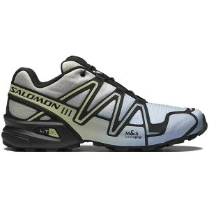 Salomon �T������ �����Y �X�j�[�J�[ �ySalomon Speedcross 3 Chromatic Blue Fog�z �T�C�Y US_6(24.0cm) Black/Alfalfa/Blue Fog