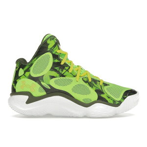 Under Armour �A���_�[�A�[�}�[ �����Y �X�j�[�J�[ �yUnder Armour Curry Spawn FloTro Riley's Choice�z �T�C�Y US_8.5(26.5cm) Hyper Green/Rough/Flash Light