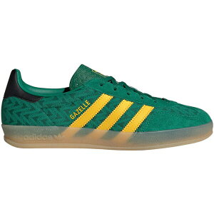 adidas �A�f�B�_�X ���f�B�[�X �X�j�[�J�[ �yadidas Gazelle Indoor Bold Green EQT Yellow (Women's)�z �T�C�Y US_5(22.0cm) Bold Green/EQT Yellow/Gum