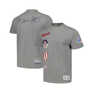 �~�b�`�F��&�l�X �����Y �V���c �g�b�v�X Men's Heather Gray St. Louis Cardinals Cooperstown Collection City Collection T-shirt Heather Gray