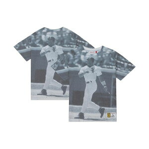 �~�b�`�F��&�l�X �����Y �V���c �g�b�v�X Men's Bo Jackson Chicago White Sox Cooperstown Collection Highlight Sublimated Player Graphic T-shirt White