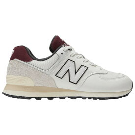 New Balance ニューバランス メンズ スニーカー 【New Balance 574】 サイズ US_8.5(26.5cm) White Burgundy