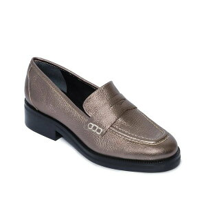xih fB[X Xb|E[t@[ V[Y Tabitha Penny Loafer Silver Metallic Distressed Leather