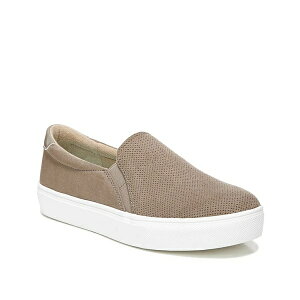 hN^[EV[ fB[X Xj[J[ V[Y Nova Slip-On Sneaker Woodsmoke Brown Microfiber Fabric