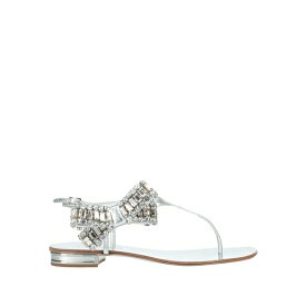 【送料無料】 カサディ レディース サンダル シューズ Thong sandals Silver