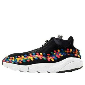 Nike �i�C�L �����Y �X�j�[�J�[ �yNike Air Footscape Wvn Chkka Prm Qs 'Black' 525250-001�z �T�C�Y US_10(28.0cm)