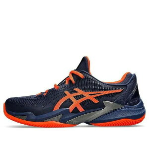 ASICS �A�V�b�N�X �����Y �X�j�[�J�[ �yASICS Court FF 3 Clay 'Dark Blue Orange' 1041A371-401�z �T�C�Y US_M_14
