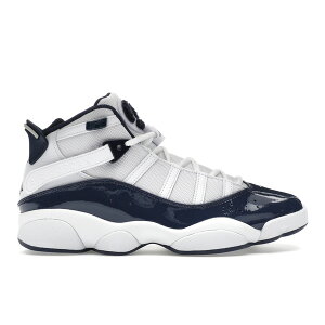 Jordan �W���[�_�� �����Y �X�j�[�J�[ �yJordan 6 Rings White Midnight Navy�z �T�C�Y US_7(25.0cm) White/Neutral Grey/Midnight Navy