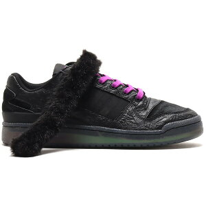 adidas �A�f�B�_�X �����Y �X�j�[�J�[ �yadidas Forum Low Dark Witch�z �T�C�Y US_9(27.0cm) Core Black/Shock Purple/Shock Lime