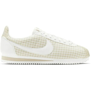 Nike �i�C�L ���f�B�[�X �X�j�[�J�[ �yNike Cortez QS Gingham Summit White (Women's)�z �T�C�Y US_6.5(23.5cm) Summit White/Summit White