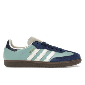 adidas �A�f�B�_�X ���f�B�[�X �X�j�[�J�[ �yadidas Samba OG Hazy Green Night Indigo (Women's)�z �T�C�Y US_7(24.0cm) Hazy Green/Cream White/Night Indigo