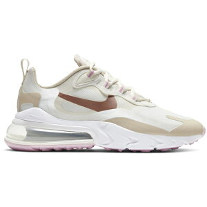 Nike �i�C�L ���f�B�[�X �X�j�[�J�[ �yNike Air Max 270 React Metallic Red Bronze (Women's)�z �T�C�Y US_5.5(22.5cm) Summit White/Light Orewood Brown/Sail/Metallic Red Bronze