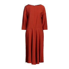 【送料無料】 メゾン ラヴィニアツーラ レディース ワンピース トップス Midi dresses Rust