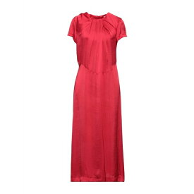 【送料無料】 メゾン ラヴィニアツーラ レディース ワンピース トップス Midi dresses Red