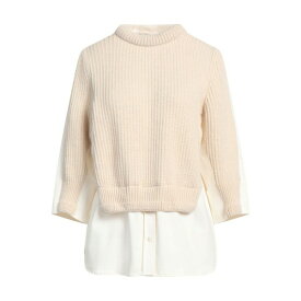 【送料無料】 セミクチュール レディース ニット&セーター アウター Sweaters Cream