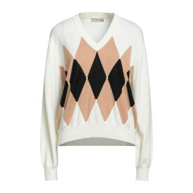 【送料無料】 バランタイン レディース ニット&セーター アウター Sweaters Off white