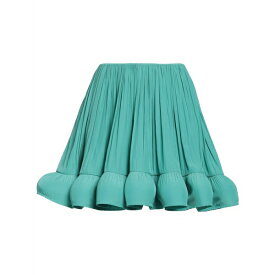 【送料無料】 ランバン レディース スカート ボトムス Mini skirts Green
