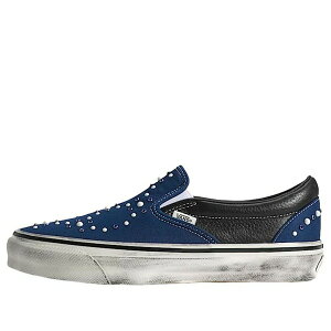 Vans �o���Y �����Y �X�j�[�J�[ �yVans Premium Classic Slip-On Pearlized 'Indigo Blue Black' VN000D9PIND�z �T�C�Y US_11(29.0cm)
