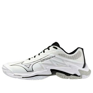Mizuno �~�Y�m �����Y �X�j�[�J�[ �yMizuno Wave Lightning Elite Wide 'White Black' V1GA260151�z �T�C�Y US_6.5(24.5cm)