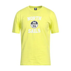 【送料無料】 ノースセール メンズ Tシャツ トップス T-shirts Acid green