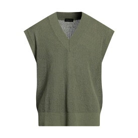 【送料無料】 ロベルトコリーナ メンズ ニット&セーター アウター Sweaters Military green