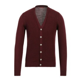 【送料無料】 ヤコブ コーエン メンズ カーディガン アウター Cardigans Burgundy