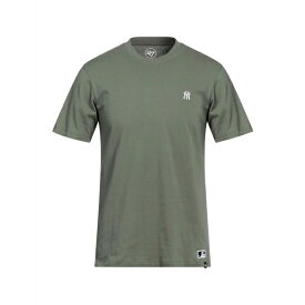 【送料無料】 フォーティーセブン メンズ Tシャツ トップス '47 T-shirt m.c. Base Runner Emb Echo New York Yankees Green