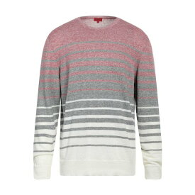 【送料無料】 イザイア メンズ ニット&セーター アウター Sweaters Brick red
