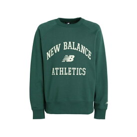 【送料無料】 ニューバランス メンズ パーカー・スウェットシャツ アウター Athletics Varsity Fleece Crewneck Dark green