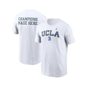W[_ Y TVc gbvX Men's White UCLA Bruins Blitz 2-Hit T-Shirt White