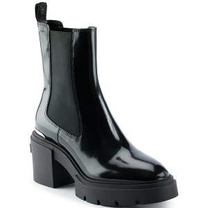 _i L j[[N fB[X u[c V[Y Women's Thana Platform Chelsea Booties Black