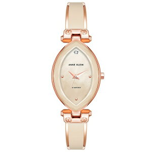 ANC fB[X rv ANZT[ Women's Three-Hand Quartz Rose Gold-Tone Alloy with Blush Enamel Bracelet Watch, 24mm Rose Gold-Tone, Blush