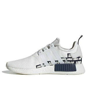 adidas AfB_X Y Xj[J[ yadidas NMD_R1 'Wordmark Heel Stripe - Crystal White Navy' FX6795z TCY US_9.5(27.5cm)