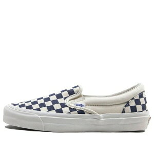 Vans �o���Y �����Y �X�j�[�J�[ �yVans OG Classic Slip-On LX 'Navy Checkerboard' VN0A32QNP4I�z �T�C�Y US_8.5(26.5cm)