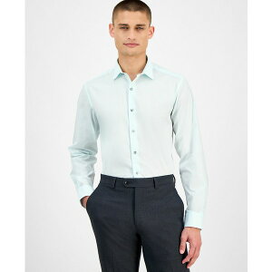 �A���t�@�j �����Y �V���c �g�b�v�X Men's Slim-Fit Solid Dress Shirt, Created for Macy's Ice Castle