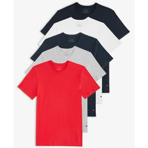 g~[ qtBK[ Y Vc gbvX Men's Cotton Classic Crewneck T-Shirts, Pack of 5 Assorted Th Classics