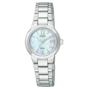 V`Y fB[X uXbgEoOEANbg ANZT[ Women's Eco-Drive Sport Stainless Steel Bracelet Watch 26mm EW1670-59D No Color
