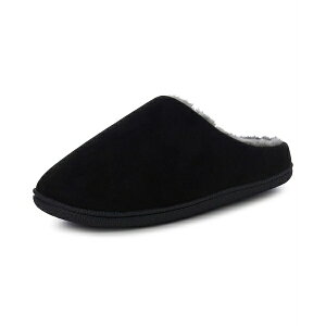 アルパイン スイス メンズ サンダル シューズ Mens Memory Foam Clog Slippers Indoor Comfort Slip On House Shoes Black
