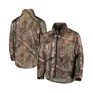 _ubN Y WPbgu] AE^[ Men's Realtree Camo New York Giants Sportsman Waterproof Packable Full-Zip Jacket Green Camo