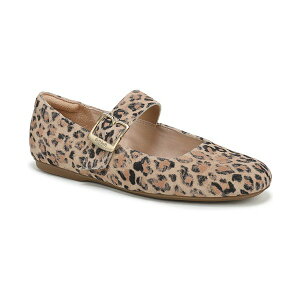 �h�N�^�[�E�V���[�� ���f�B�[�X �T���_�� �V���[�Y Women's Weston-Jane Square Toe Mary Jane Flats Beige/Black Leather
