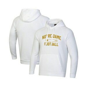 A_[A[}[ Y p[J[EXEFbgVc AE^[ Men's White Notre Dame Fighting Irish 2025 Sideline Rival Fleece Hoodie White