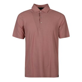 ラルディーニ メンズ シャツ トップス Regular Fit Plain Polo Shirt Pink