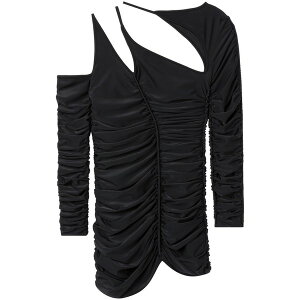 �G�[�[�b�g �t�@�N�g���[ ���f�B�[�X T�V���c �g�b�v�X X ester manas asymmetric cut-out top Black
