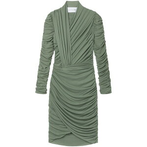 �G�[�[�b�g �t�@�N�g���[ ���f�B�[�X �����s�[�X �g�b�v�X X ester manas draped mini dress Green