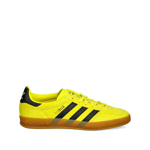 �A�f�B�_�X �����Y �X�j�[�J�[ �V���[�Y Gazelle three-stripe suede sneakers Yellow