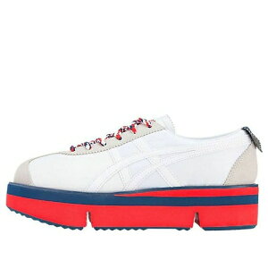 Onitsuka Tiger �I�j�c�J�^�C�K�[ ���f�B�[�X �X�j�[�J�[ �y(WMNS) Onitsuka Tiger Pokkuri Pf 'Red White' 1182A127-101�z �T�C�Y US_6(23.0cm)